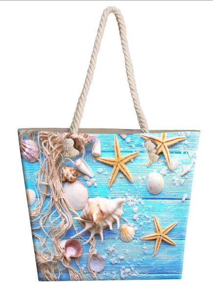 Τσάντα Θαλάσσης Starfish 16 40X50 Digital Print 100% Polyester