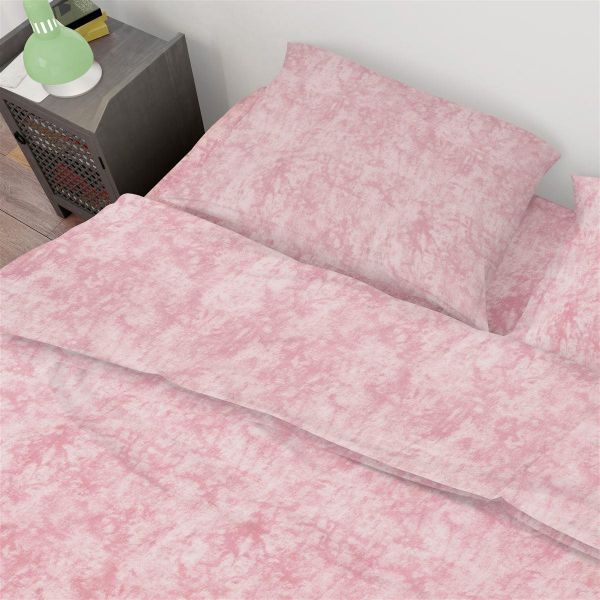 Σεντόνι 1 τεμ Premium Shadow 617 220X240 Pink 100% Cotton