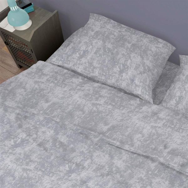 Σεντόνι 1 τεμ Premium Shadow 621 240X270 Light Grey 100% Cotton