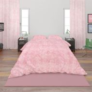 Σεντόνια Σετ 4 τεμ Premium Shadow 617 220X240 Pink 100% Cotton