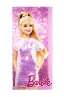 Πετσέτα Θαλάσσης Quick Dry Mattel Barbie 85 70X140 Digital Print Pink 100% Microfiber