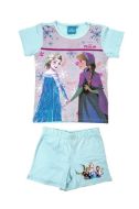 Πιτζάμα Καλοκαιρινή Σετ 2 Τεμ. Disney Home Frozen 100% Cotton Jersey Ice Blue 3 4 5 6 8