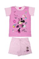 Πιτζάμα Καλοκαιρινή Σετ 2 Τεμ. Disney Home Minnie 100% Cotton Jersey Pink 3 4 5 6 8