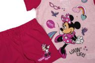 Πιτζάμα Καλοκαιρινή Σετ 2 Τεμ. Disney Home Minnie 100% Cotton Jersey