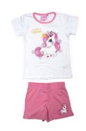 Πιτζάμα Καλοκαιρινή Σετ 2 Τεμ. Dimcol Unicorn 100% Cotton Jersey Pink 3 4 5 6 8