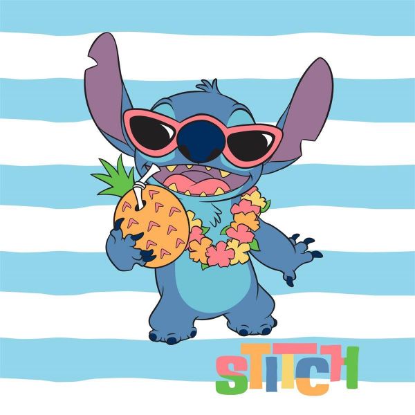 Λαβέτα Νηπιαγωγείου Disney Home Lilo & Stitch 79 30X30 100% Polyester