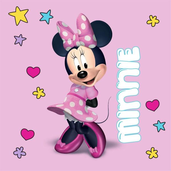 Λαβέτα Νηπιαγωγείου Disney Home Minnie 78 30X30 100% Polyester