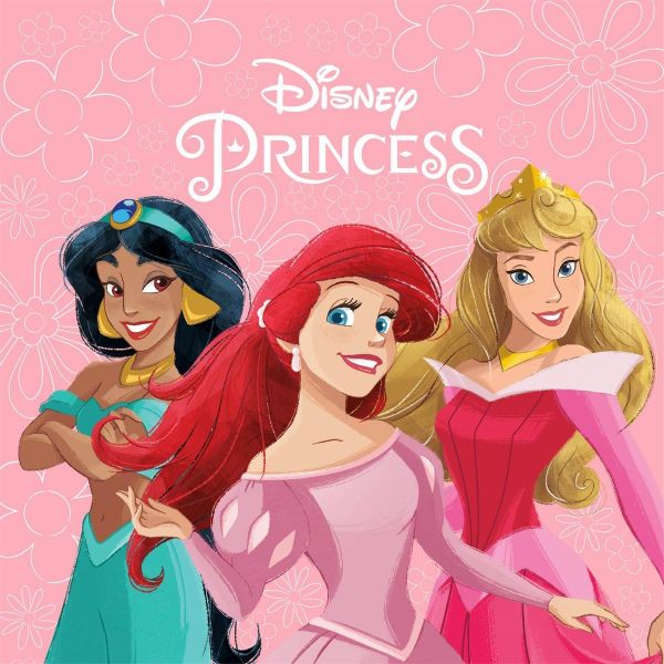 Λαβέτα Νηπιαγωγείου Disney Home Princess 80 30X30 100% Polyester