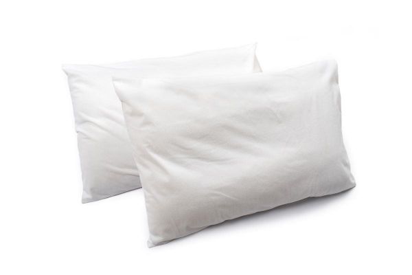 Αδιάβροχες Μαξιλαροθήκες Ζεύγος 50X70 White 100% Polyester