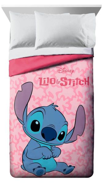 Πάπλωμα Disney Home Lilo & Stitch 42 160X240 Pink 100% Microfiber