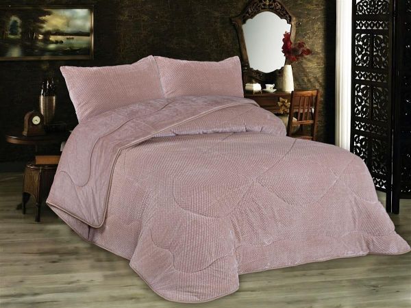 Κουβερτοπάπλωμα Popcorn Fleece 700 gsm 1950 Salmon Rose 160X220 100% Polyester