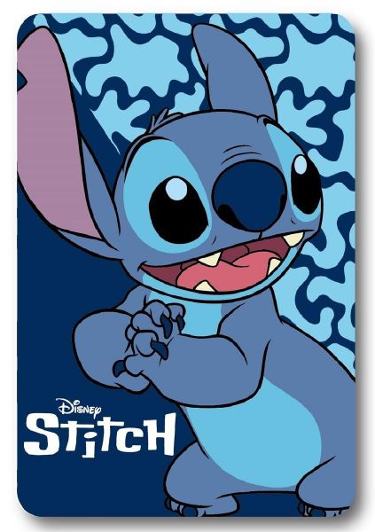 Κουβέρτα Fleece Disney Home Stitch 26 100X140 Blue 100% Polyester