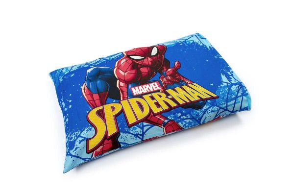 Μαξιλαροθήκες Ζεύγος Marvel Spider-Man 715 50X70 Electric Blue 100% Cotton