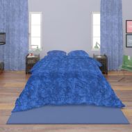 Σεντόνια Σετ 2 τεμ Premium Shadow 631 160X240 Electric Blue 100% Cotton