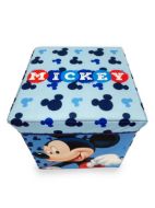 Κουτί-Σκαμπό Disney Home Mickey 14 30X30X30 Sky Blue 100% Polyester