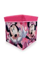 Κουτί-Σκαμπό Disney Home Minnie 07 30X30X30 Pink 100% Polyester