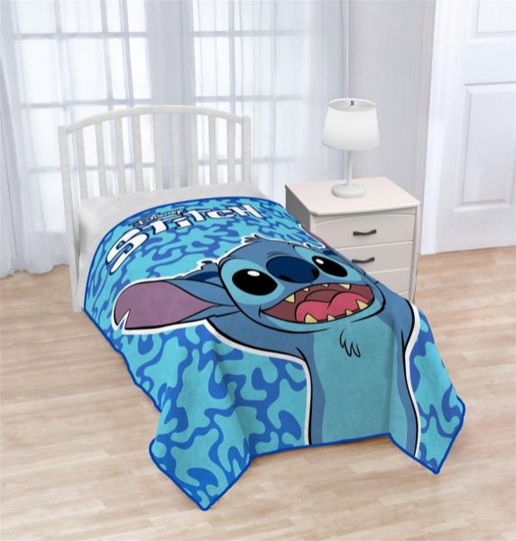 Κουβέρτα Disney Home Stitch 515 160X240 Sky Blue 100% Polyester